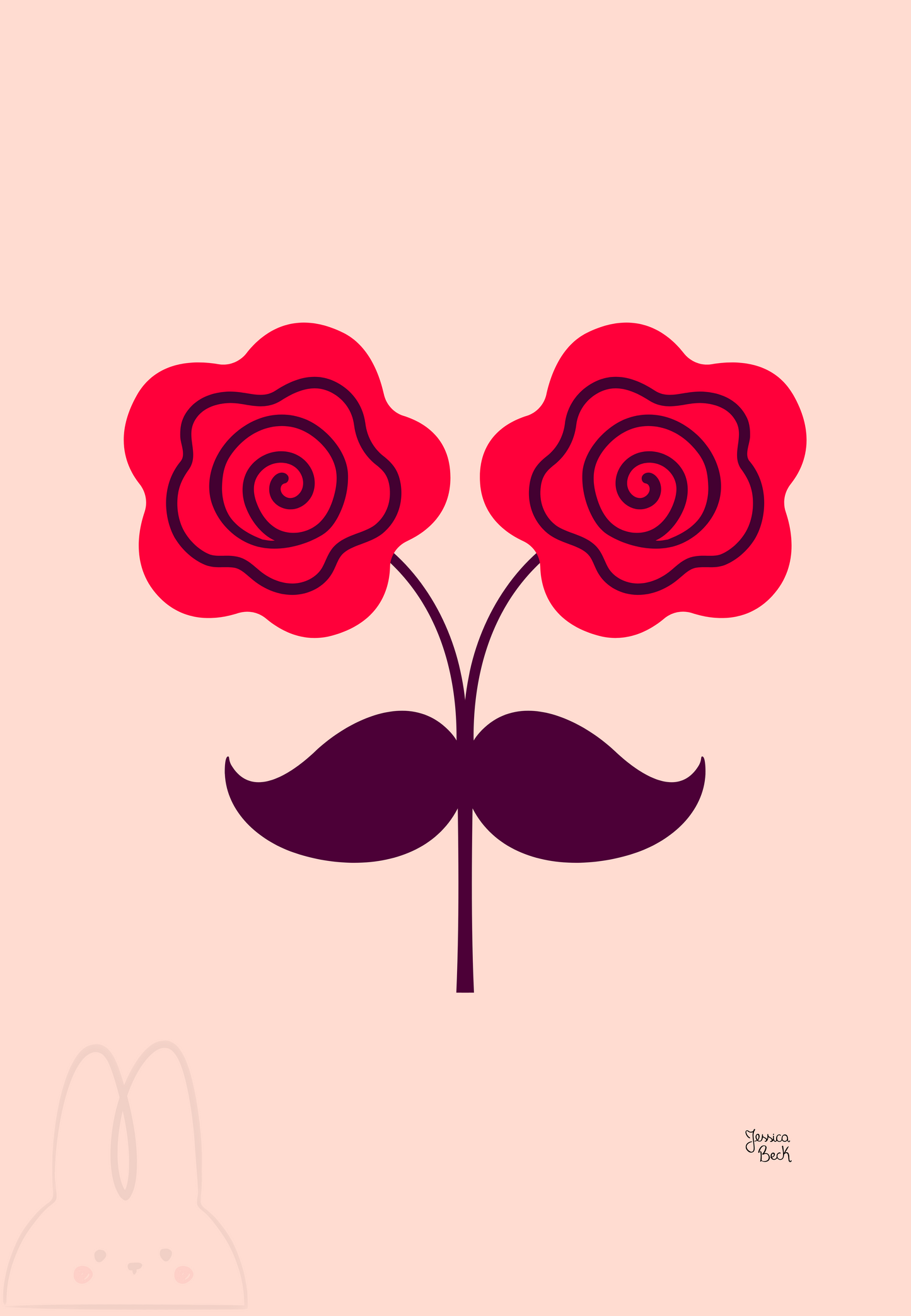 Moustached Roses