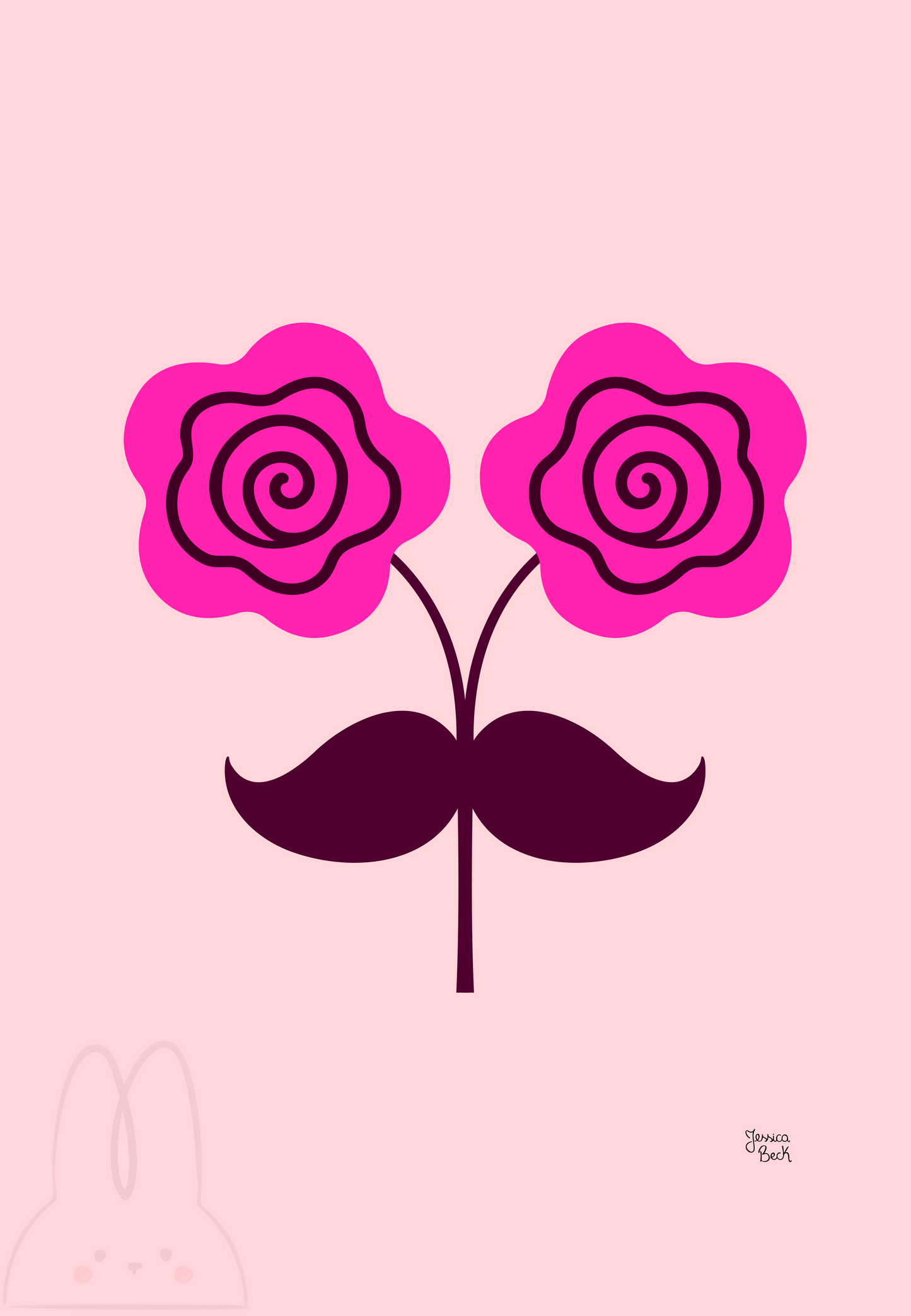 Moustached Roses