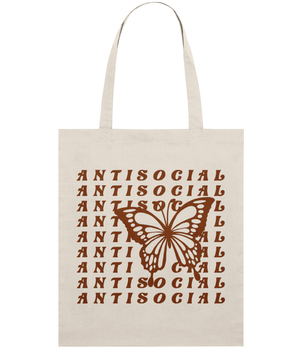 Antisocial Butterfly Tote Bag