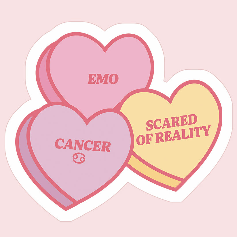 Cancer Sweetheart Sticker