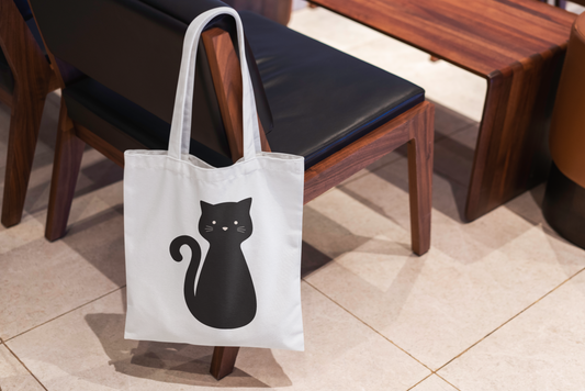 Feline Grace Cotton Tote