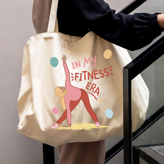 In My Fitness Era (Hijabi) Canvas Tote Bag