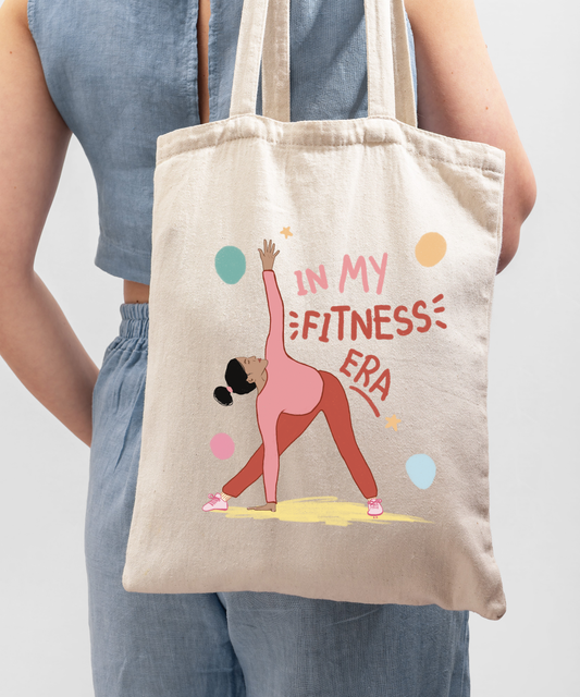 In My Fitness Era Canvas Tote Bag