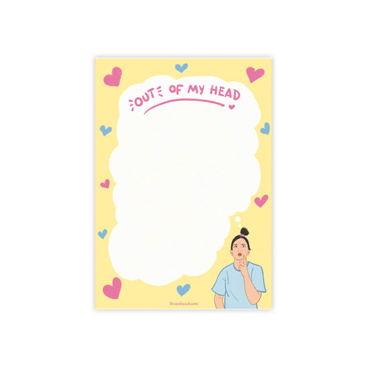 Out of My Head Memo Pad