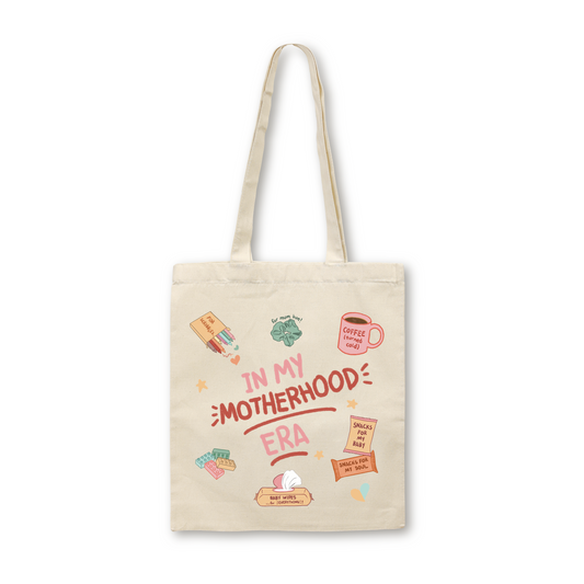 In My Motherhood Era Canvas Tote Bag