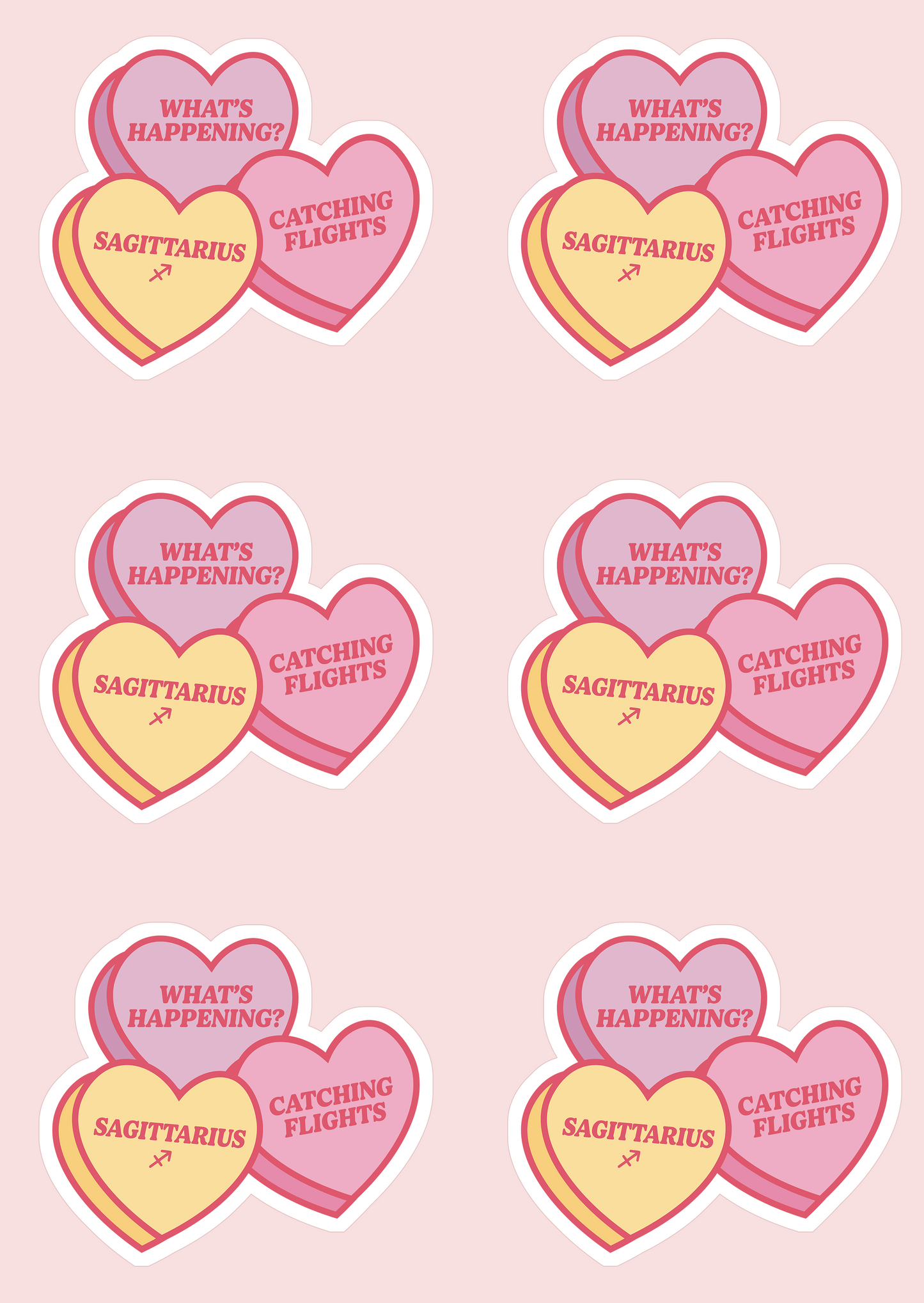 Sagittarius Sweetheart Sticker