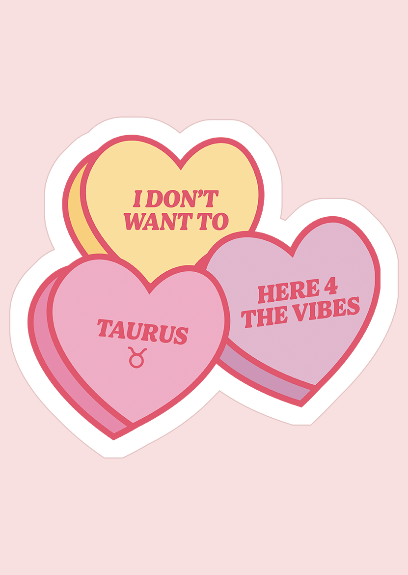 Taurus Sweetheart Sticker