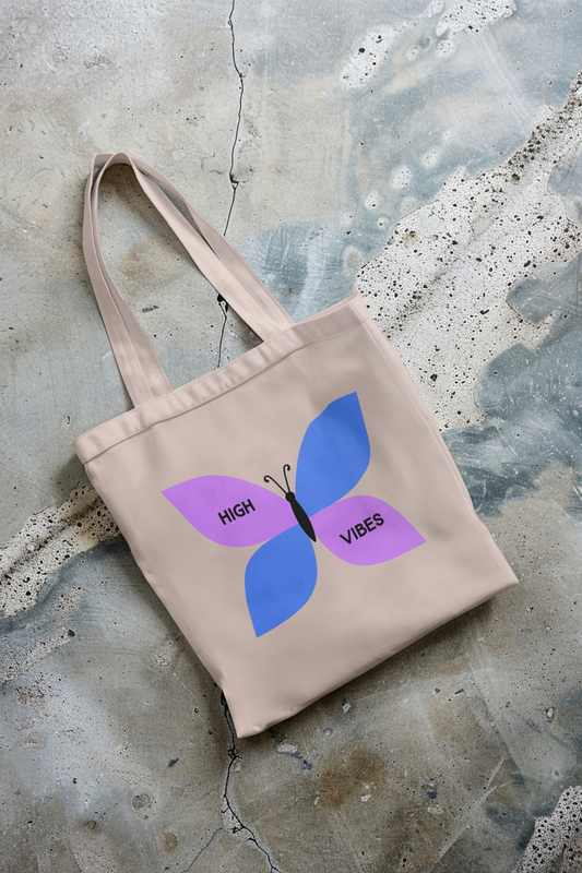 High Vibes Cotton Tote