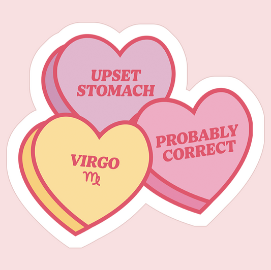 Virgo Sweetheart Sticker