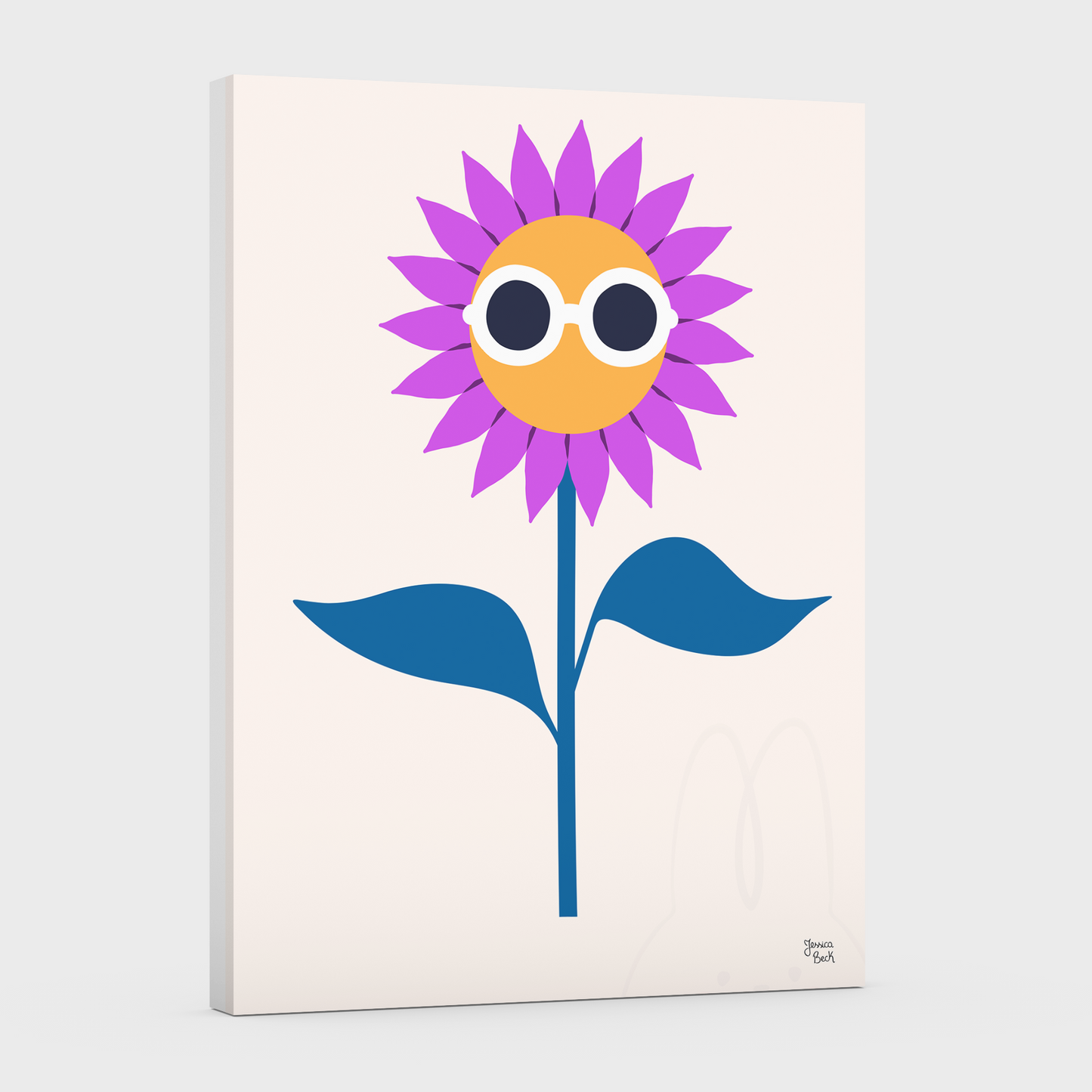 Sunflower with Sunglasses