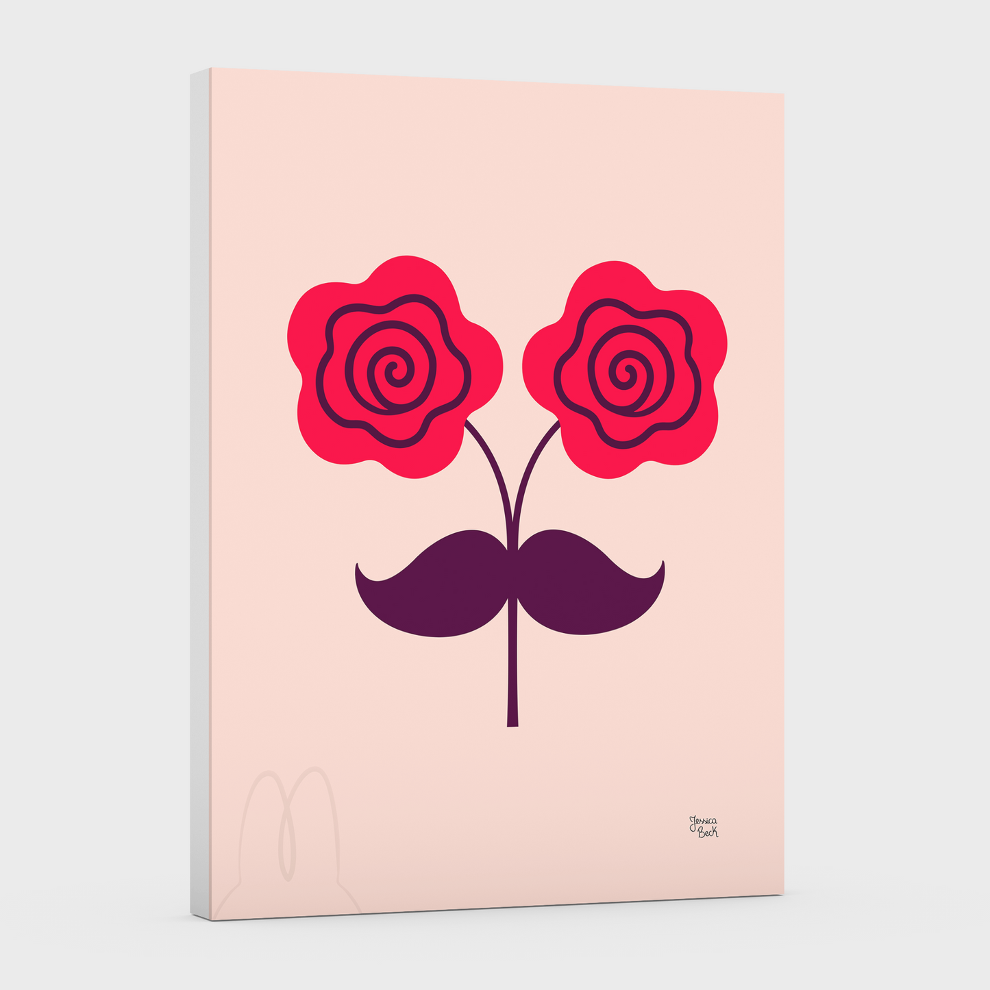 Moustached Roses