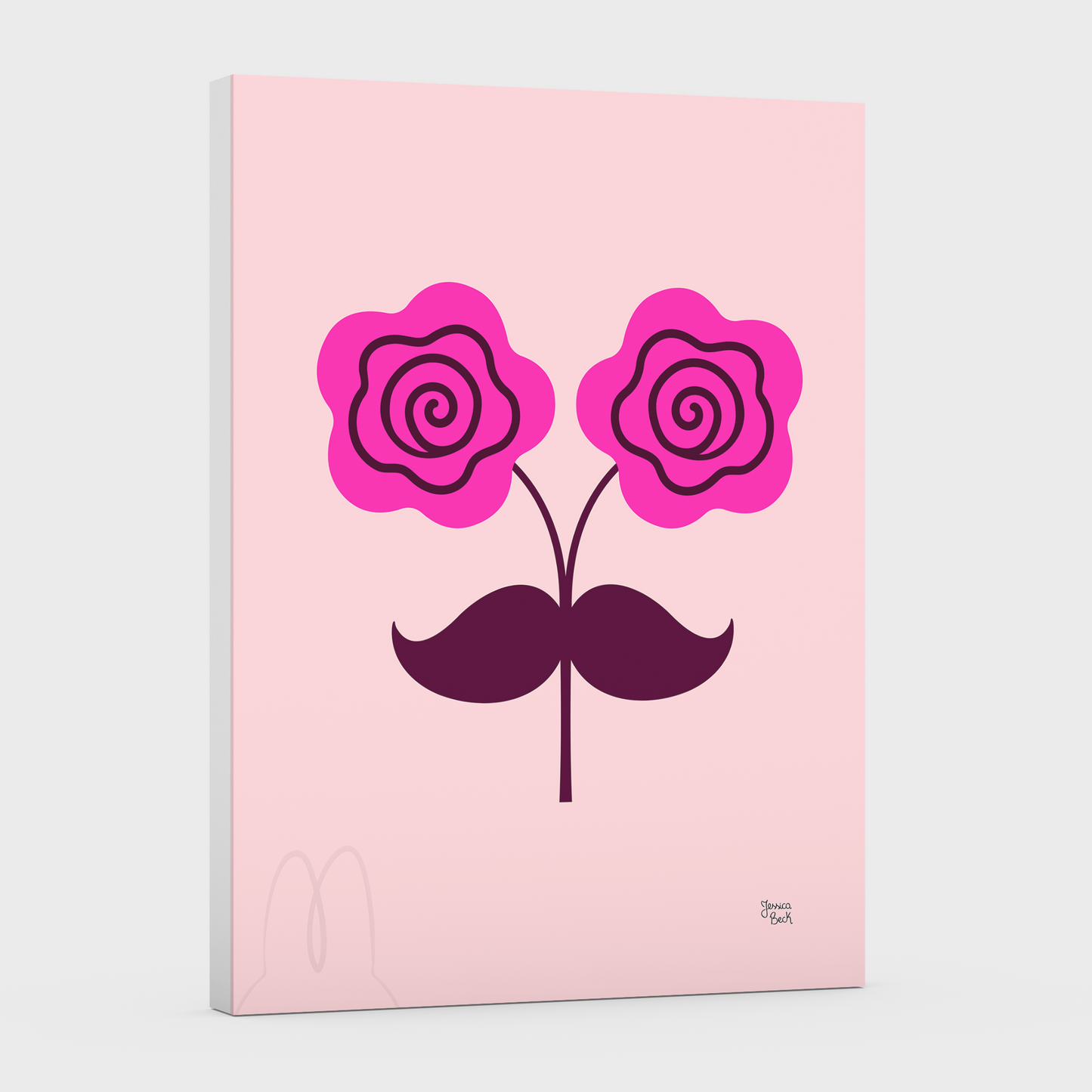 Moustached Roses