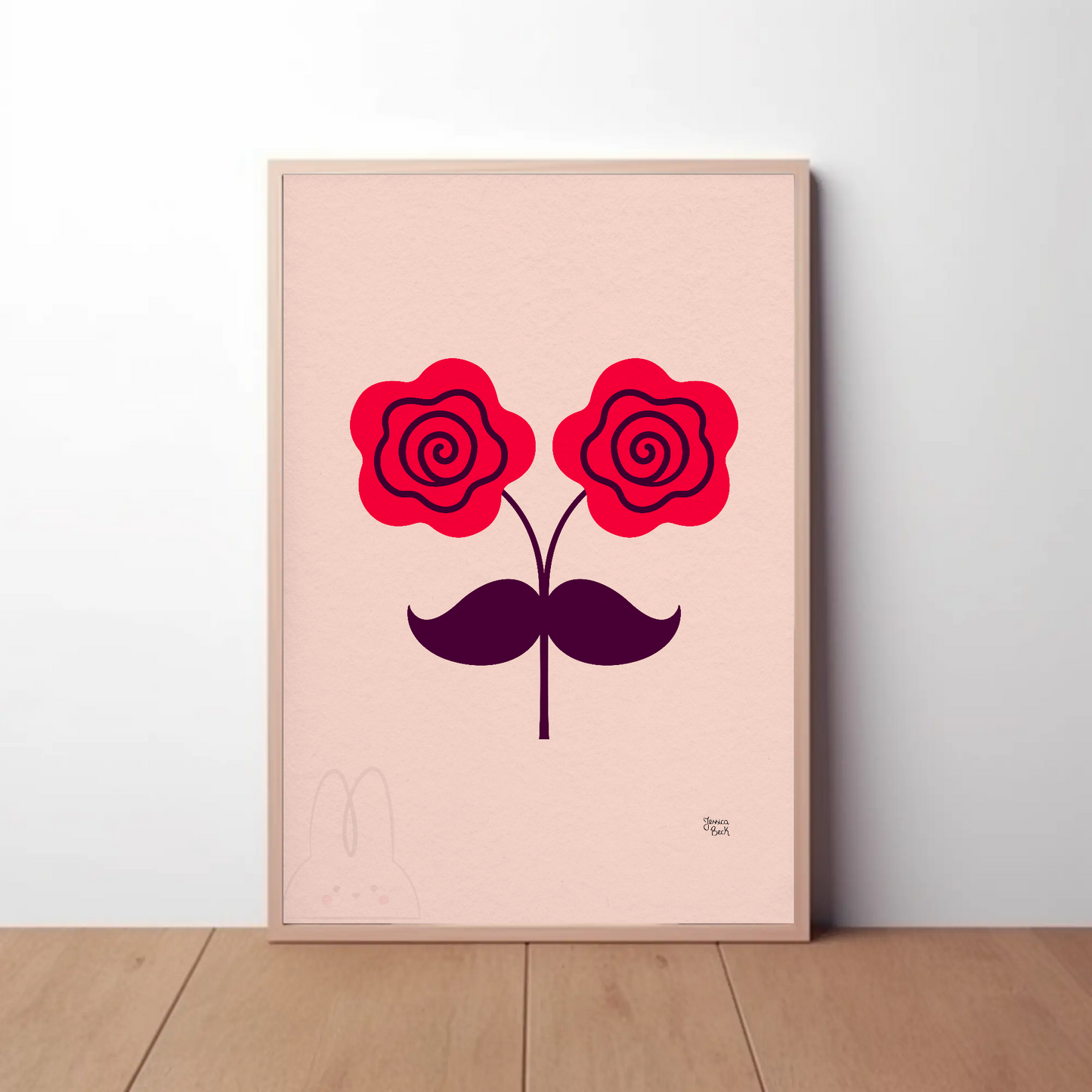 Moustached Roses