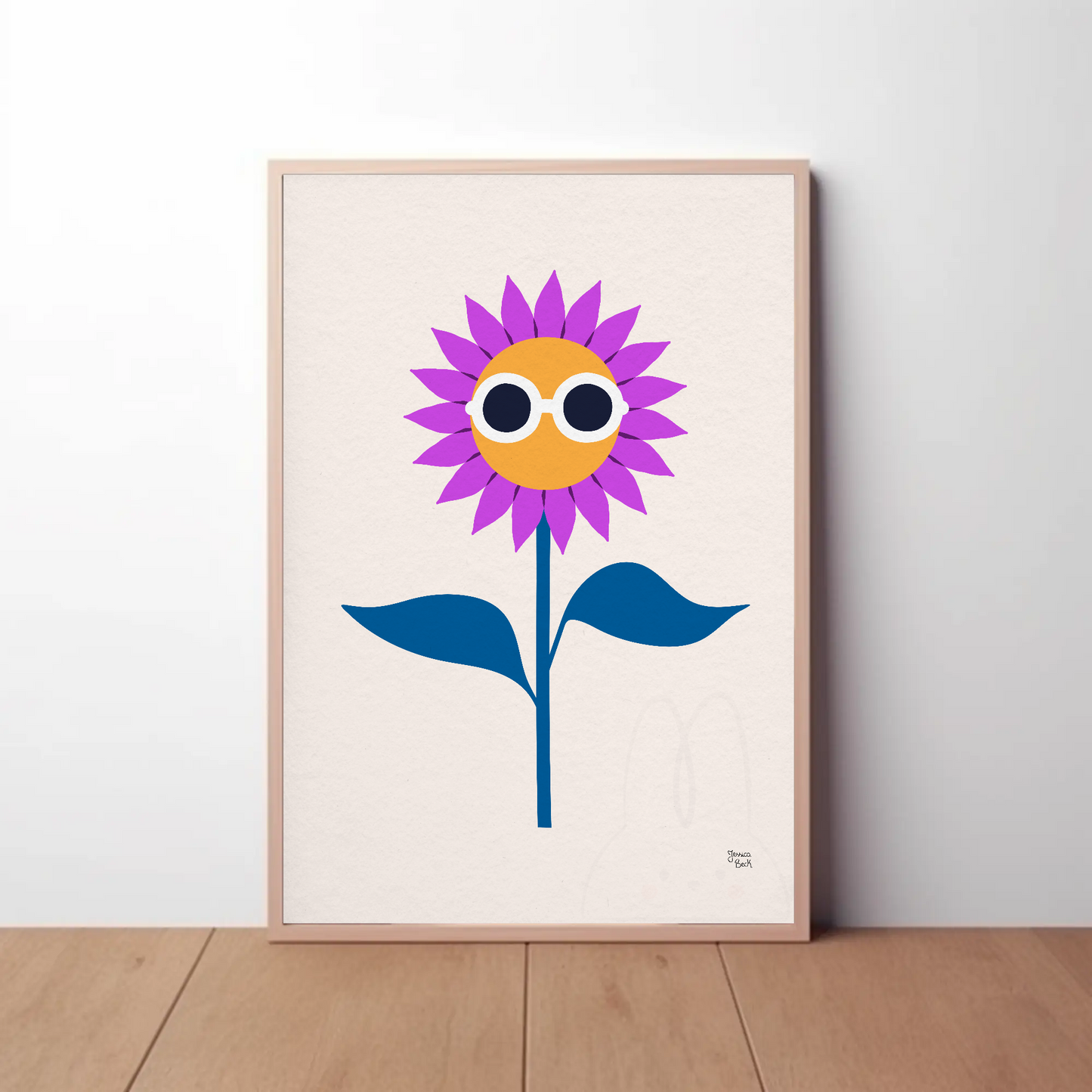 Sunflower with Sunglasses