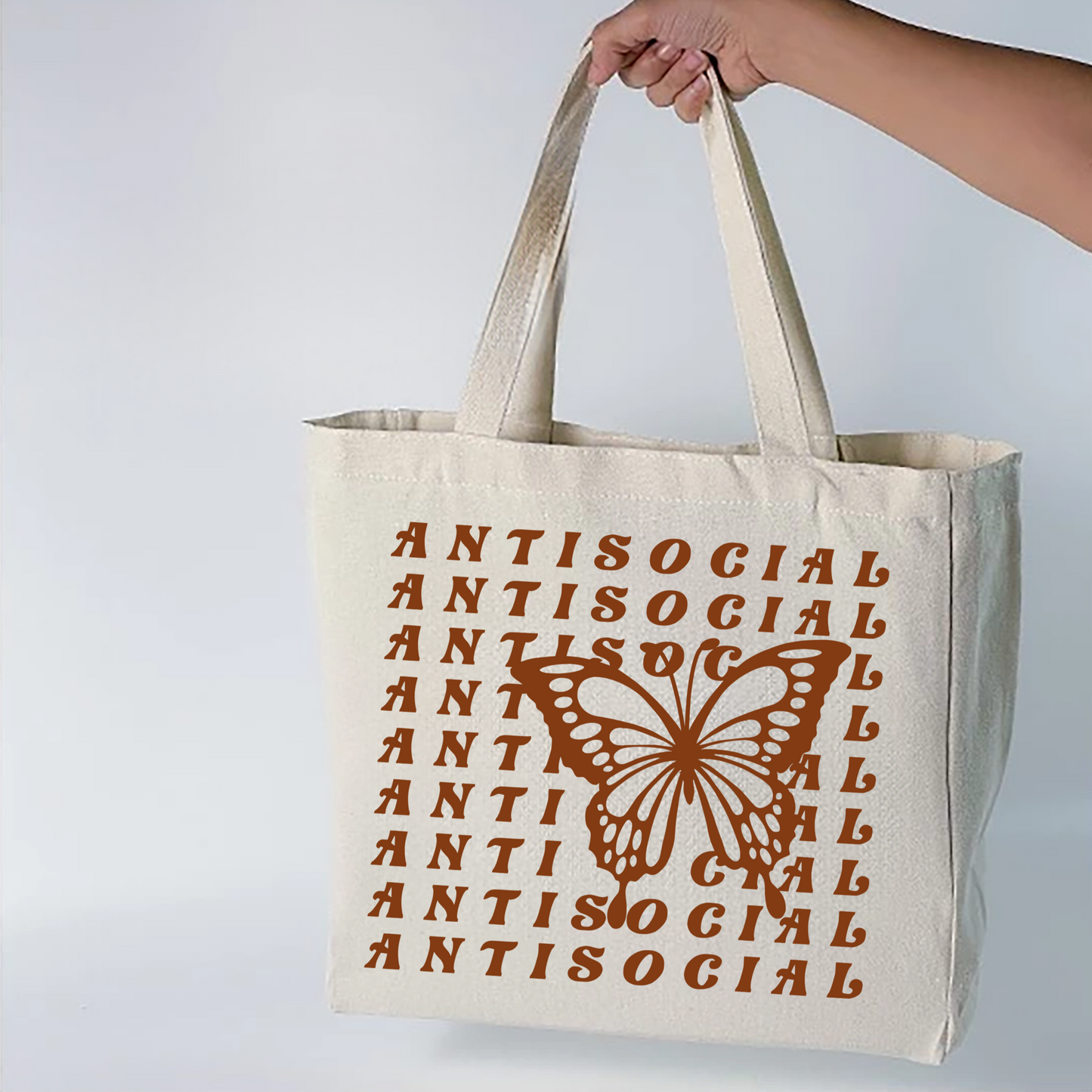 Antisocial Butterfly Tote Bag